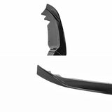 Coolstuffguru Glossy Black PP Front Bumper Lip Spoiler Splitter 3PC Compatible with Cadillac ATS 2015-2018