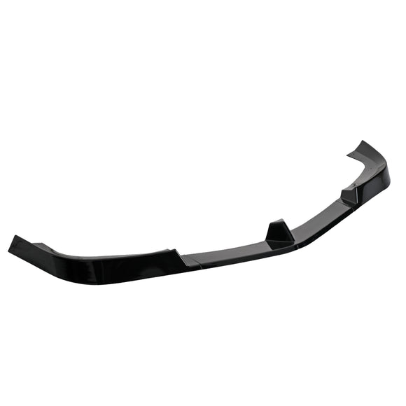 Coolstuffguru Glossy Black Front Bumper Lip Splitter Spoiler 3PC Compatible with Mercedes Benz W204 2012-2014