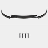 Coolstuffguru Glossy Black Front Lip Spoiler Splitter Compatible with Mercedes Benz C-Class W205 2015-2018