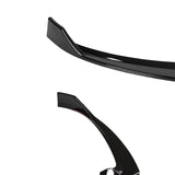 Coolstuffguru Glossy Black Front Lip Spoiler Splitter Compatible with Mercedes Benz C-Class W205 2015-2018