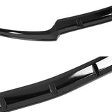 Coolstuffguru Glossy Black Front Lip Spoiler Splitter Compatible with Mercedes Benz C-Class W205 2015-2018