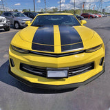 Coolstuffguru Glossy Black Front Bumper Lip Compatible with Chevy Camaro 2.0T 2016-2018