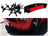 Coolstuffguru Compatible with Dodge Charger Rt Sxt Srt8 Black Abs Plastic Front Bumper Lip