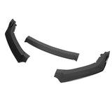 Coolstuffguru Glossy Black Front Bumper Lip Body Kit Spoiler 3PC Compatible with Honda Civic Sedan 2016-2018