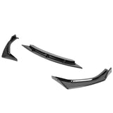 Coolstuffguru Glossy Black Front Bumper Lip Compatible with Honda Civic 4DR 2019-2021