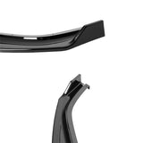 Coolstuffguru Glossy Black Front Bumper Lip Compatible with Honda Civic 4DR 2019-2021