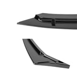 Coolstuffguru Glossy Black Front Bumper Lip Compatible with Honda Civic 4DR 2019-2021