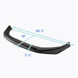 Coolstuffguru Black Front Bumper Lip Spoiler Splitter Body Kit 3PC Compatible with Honda Compatible with 2014-2017