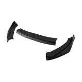 Coolstuffguru Black Front Bumper Lip Spoiler Splitter Body Kit 3PC Compatible with Honda Compatible with 2014-2017