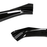 Coolstuffguru Glossy Black Front Bumper Lip Spoiler Splitter 3PC Compatible with Honda Compatible with 2014-2017