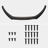 Coolstuffguru Glossy Black Front Bumper Lip Spoiler Splitter 3PC Compatible with Ford Focus 2015-2018