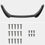 Coolstuffguru Glossy Black PP Front Bumper Lip Spoiler Body Kits 3-Piece Compatible with Ford Fusion 2017-2018