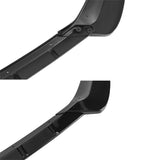 Coolstuffguru Glossy Black PP Front Bumper Lip Spoiler Body Kits 3-Piece Compatible with Ford Fusion 2017-2018