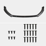 Coolstuffguru Black Front Bumper Lip Spoiler Splitter Compatible with Volkswagen Golf MK7 2014-2017