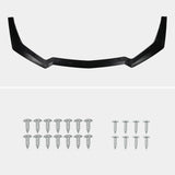 Coolstuffguru GT Style Black PP Add On Front Bumper Splitter Lip Compatible with Ford Mustang 2018-2019