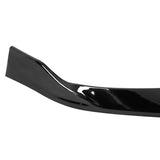 Coolstuffguru Glossy Black Front Bumper Lip Compatible with Tesla Model S 2016-2020