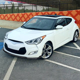 Coolstuffguru Glossy Black Front Bumper Lip Spoiler Splitter Compatible with Hyundai Veloster 2012-2017