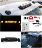 Coolstuffguru 3 Pc. Set Smoked Lens Yellow Amber Led Cab Roof Top Running Lights