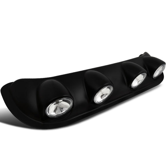 Coolstuffguru Compatible with Toyota Subaru Bmw Mitsubishi Chevy, Off Road 4x4 Roof 4 Clear Fog Light Setup