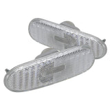 Coolstuffguru Compatible with Toyota Celica MR2 Spyder Clear Side Marker Lights Bumper Lamps (Left+Right)