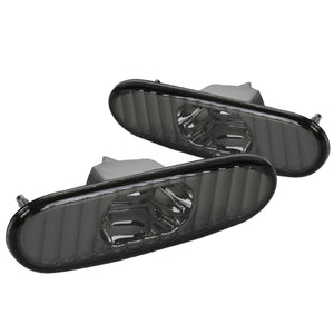 Coolstuffguru Compatible with Toyota Celica MR2 Spyder Smoke Side Marker Lights Bumper Lamps (Left+Right)