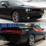 Coolstuffguru Compatible with Dodge Challenger Front & Rear Smoke Lens Laser Style SMD LED Side Marker Lights