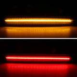 Coolstuffguru Compatible with Dodge Challenger Front & Rear Smoke Laser Style SMD LED Side Marker Lights Lamps