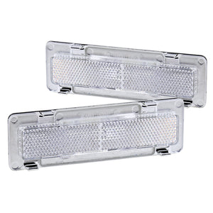 Coolstuffguru Compatible with Camaro/Firebird Euro Clear Lens Side Marker Lights Signal Lamps Pair