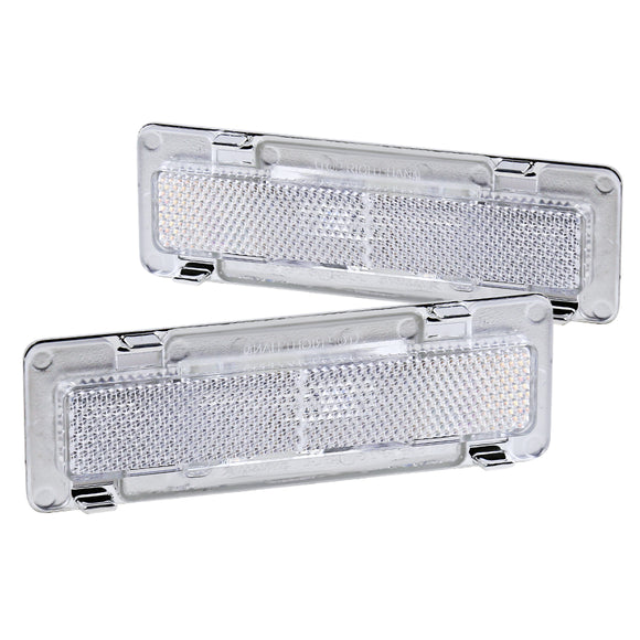 Coolstuffguru Compatible with Camaro/Firebird Euro Clear Lens Side Marker Lights Signal Lamps Pair