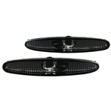Coolstuffguru Compatible with Mazda 6 Mazda6 Smoke Lens Tinted Front Bumper Lamps Side Marker Lights Pair