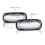 Coolstuffguru Clear Lens 4PC LED Side Marker Lights Compatible with Dodge Ram 2500 3500 Dually 2003-2009 L+R Pair Assembly