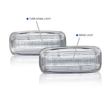 Coolstuffguru Clear Lens 4PC LED Side Marker Lights Compatible with Dodge Ram 2500HD 3500 HD Dually 2010-2018 L+R Pair Assembly