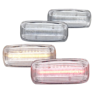 Coolstuffguru Clear Lens 4PC LED Side Marker Lights Compatible with Dodge Ram 2500HD 3500 HD Dually 2010-2018 L+R Pair Assembly