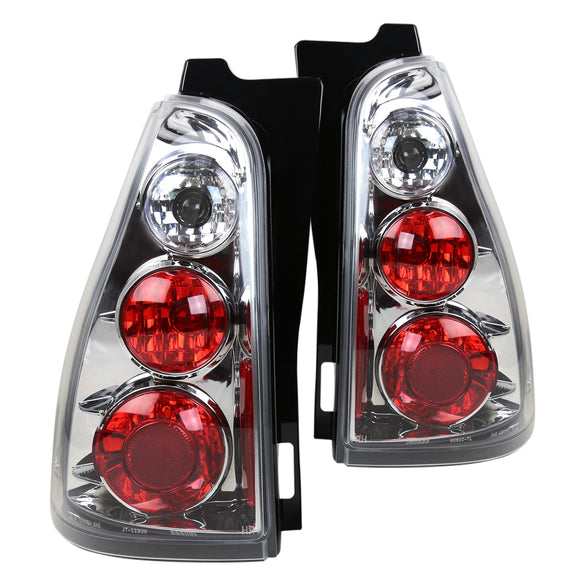 Coolstuffguru Compatible with Toyota 4Runner Chrome Clear Altezza Tail Lights