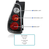 Coolstuffguru Compatible with Toyota 4Runner 4-Runner Black Tail Lights