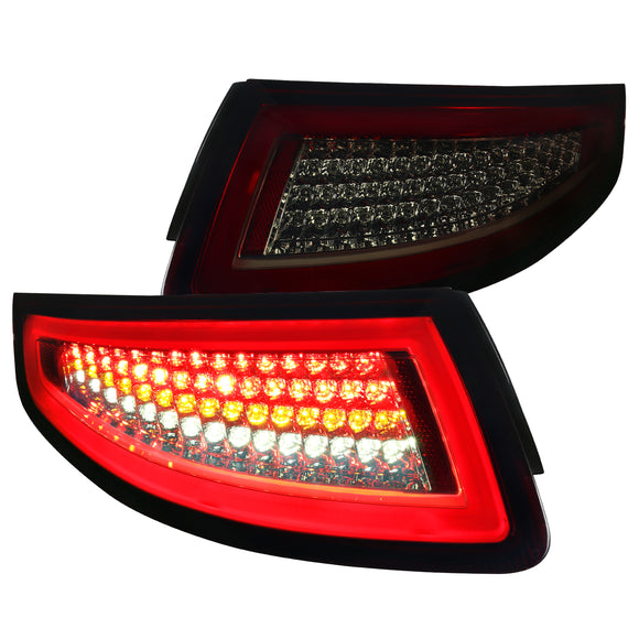 Coolstuffguru Compatible with Porsche 991/997 Carrera Targa GT3 GT2 Turbo Red/Smoke LED Tail Lights