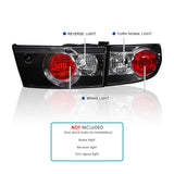 Coolstuffguru Compatible with Honda Accord Ex Lx Dx Hybrid 4Dr Sedan Black Tail Lights