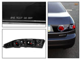 Coolstuffguru Compatible with Honda Accord Ex Lx Dx Hybrid 4Dr Sedan Black Tail Lights