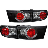 Coolstuffguru Compatible with Honda Accord Ex Lx Dx Hybrid 4Dr Sedan Black Tail Lights