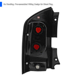 Coolstuffguru Compatible with Nissan Armada Se Le Sport Utility Black Altezza Tail Lights