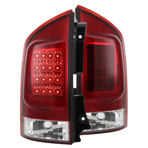 Coolstuffguru Compatible with Nissan Armada Se Le Sport Utility Led Red/Clear Tail Lights