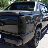 Coolstuffguru Compatible with Chevy Avalanche Glossy Black Smoked Lens LED Tail Lights