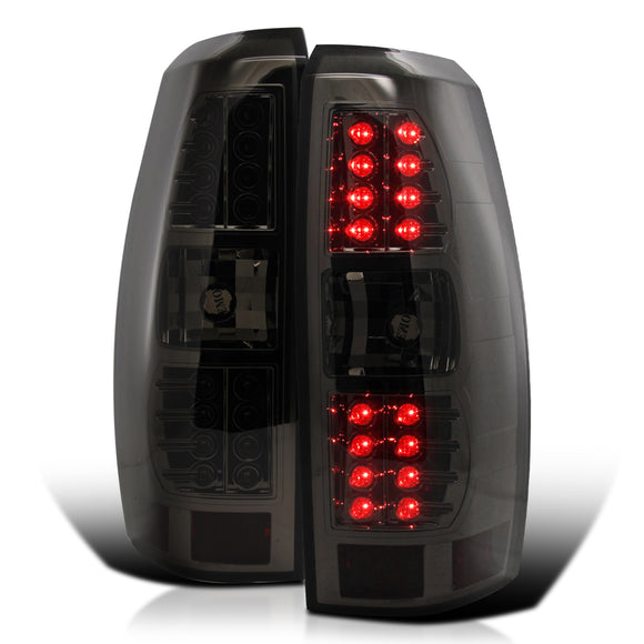 Coolstuffguru Compatible with Chevy Avalanche Ls Lt Ltz Led Tail Lights Smoked Lens