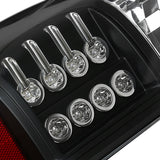 Coolstuffguru Compatible with Chevy Avalanche Ls Lt Ltz Led Tail Lights Black Housing