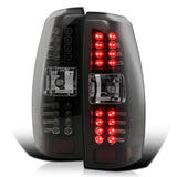 Coolstuffguru Compatible with Chevy Avalanche Ls Lt Ltz Led Tail Lights Black Housing