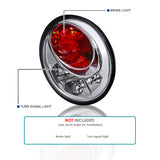 Coolstuffguru Compatible with Volkswagen Beetle Euro Chrome Altezza Tail Lights