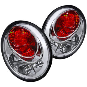 Coolstuffguru Compatible with Volkswagen Beetle Euro Chrome Altezza Tail Lights