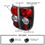 Coolstuffguru Compatible with Chevy Gmc Blazer Jimmy S10 Oldsmobile Bravada Black Altezza Tail Lights