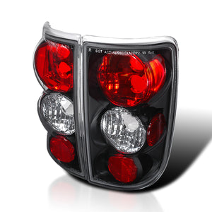 Coolstuffguru Compatible with Chevy Gmc Blazer Jimmy S10 Oldsmobile Bravada Black Altezza Tail Lights