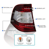 Coolstuffguru OEM Style LED Tail Light Compatible with 1998-2001 Mercedes Benz ML Class W163